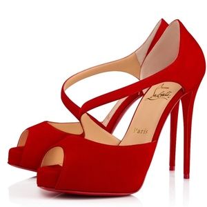 Catchy 2 Suede Christian Louboutin Pump